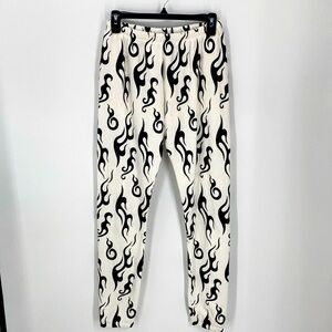 Wildfox Knox Light My Fire Fleece Joggers Size Small NWT